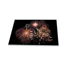 Herdabdeckplatten Ceranfeld Spritzschutz Glasplatte 80x52 Deko Abstrakt Bunt