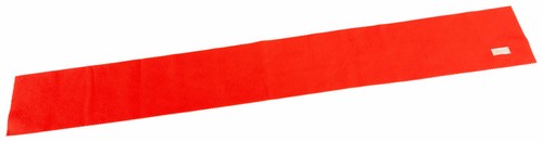 Roter staubschutz aus - staubschutz, filz
