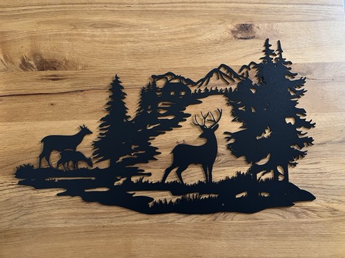 Wandbild natur hirsch modern - wandbild,