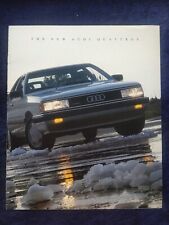 AUDI 4000CS Quattro 5000 CS Turbo Quattro Prospekt US