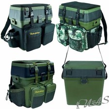 DELTA FISHING Auswahl 4x Sitz Box Rucksack Tackel Box Angel Koffer Sitzkiepe Sha