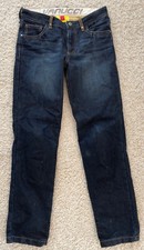 Motorradhose Jeans Kevlar Damen Gr. 34  27/30  Vanucci  blau Knieprotektoren