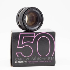 Carl Zeiss 50mm 1.4 Planar Contax