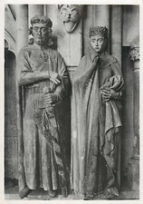 AK - Naumburg Dom - Stifterfiguren Ekkehard und Uta - Gotik