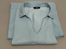 Damen Jeans Tunika Bluse Shirt