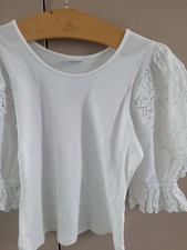 Festliche weiße Trachtenbluse