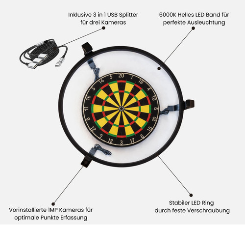 Autodarts komplettset inkl - komplettset,