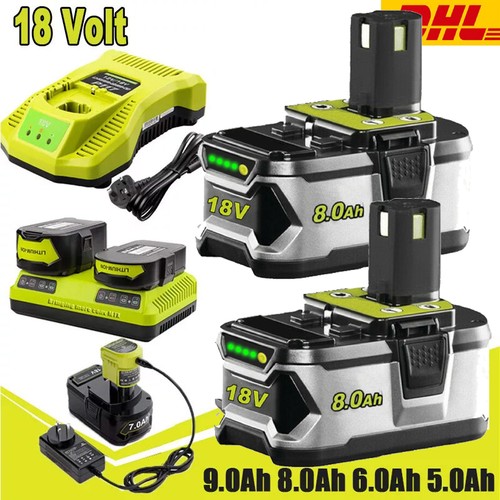 Für ryobi akku 18v - 8ah, 6ah