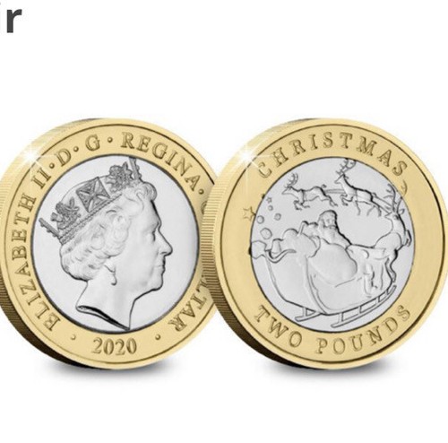 2020 gibraltar münze - gibraltar, £2