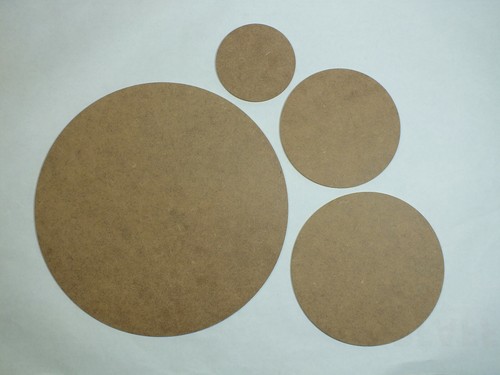 Mdf holzscheibe 250mm - -,