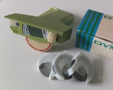 Vintage 1970er, Dymo 1710, 6 mm, Etikettiermaschine, Prägegerät, 3 Ersatzrollen