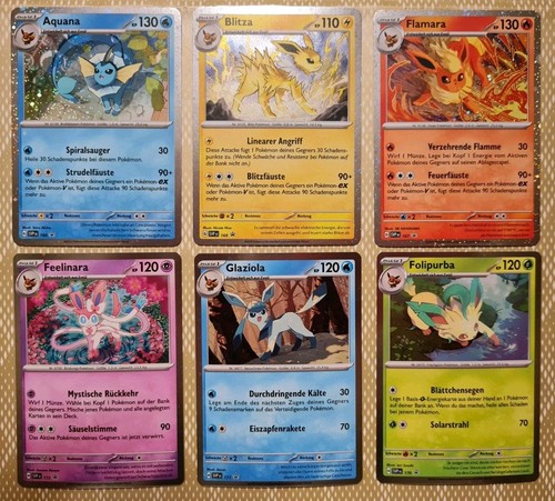 Set pokemon karte - 6x,