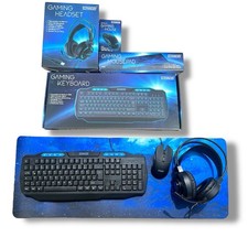 Gaming Set| Maus- Beleuchtete Tastatur - Headset - Mauspad Galaxy/ Starter Set