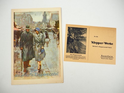 Klepper mantel werbung - klepper,