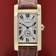 Cartier Tank Américaine Americaine 18k Gold Ref. 8012905 Orig. Papiere & Service