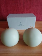 PartyLite - 2 Kugelkerze - Duftwachskerze  - Honigmelone -  Q3652