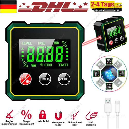 Mini lcd digital - mini, winkelmesser