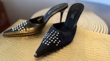Gothic mules schwarz - gothic,