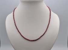 Turmalin Rot Halskette mit