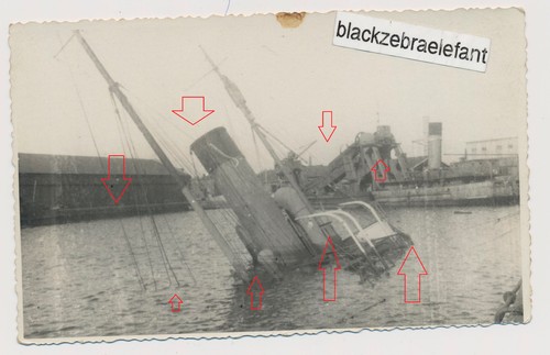 154 wk2 foto schiffswrack im - 154-,