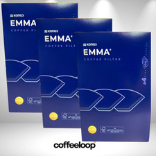 Kaffee Filtertüten - Konos Emma- Größe 4 - Braun - 3 x 100 Stück