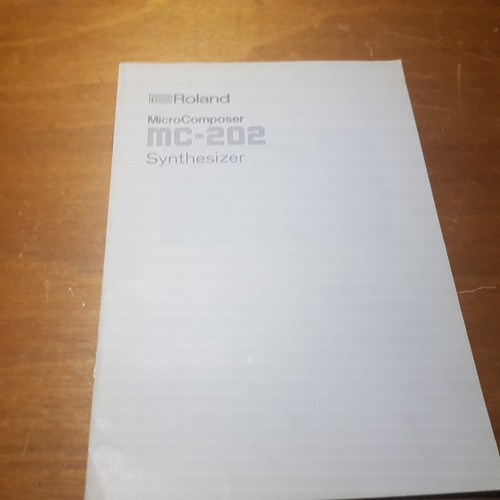 Roland 202 manual - 202,