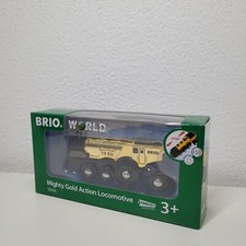 BRIO World 33630 Goldene Batterielok mit Licht und Sound (OVP)