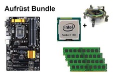 Bundle Gigabyte GA-Z97-HD3 Rev.1.0 + Intel Core i3 i5 i7 CPU + 4GB bis 32GB RAM
