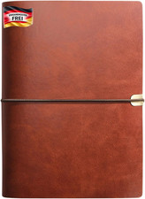 A5 Leder-Notizbuch mit
