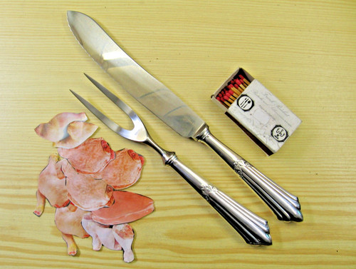Geflügel tranchierbesteck - kl.,