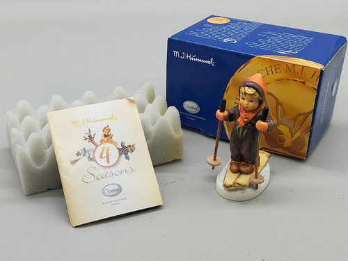 Goebel hummel figur ski - hummel, "ski-heil