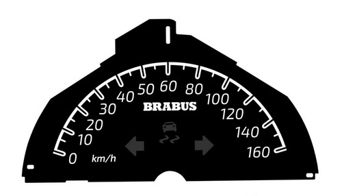 Tachoscheibe 160 passt - km/h,