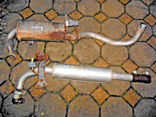 Auspuff auspuffanlage endtopf - auspuff,