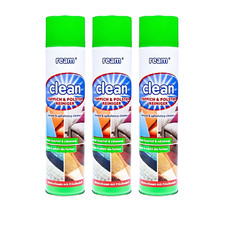3x Teppichschaum Polsterreiniger Aktivschaum Schaumreiniger Textil Spray 600ml