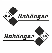 2 Aufkleber IFA Anhänger