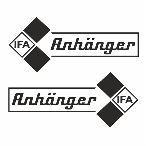 Aufkleber ifa anhänger - 2,