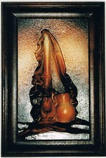 Hochwertiges lederbild - hochwertiges, 3d