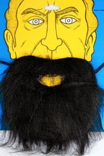 Schwarzer Kunstbart für