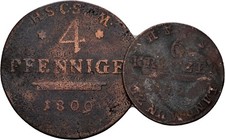 4  6  Pfennig 1809