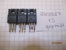 3 Stück Transistor  2SC3987  Si  NPN 50V  3A 20W   gebraucht geprüft