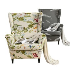 Elastische Ohrensessel Bezug Stuhlhusse Sesselbezug Stretch Schonbezüge Überzug