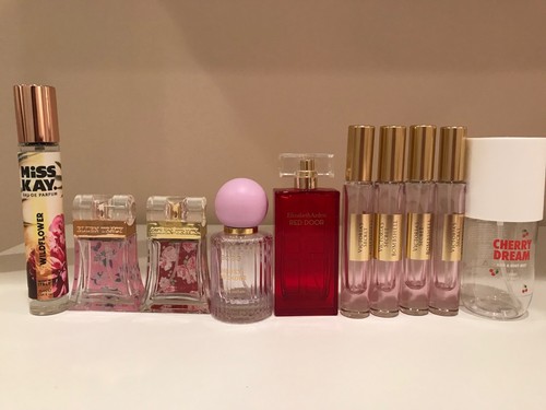 Empty perfume spray bottles - perfume,