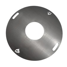 Grillpeter Feuerplatte D 60 cm Grillplatte für Feuertonne Planchaplatte Stahl 6 