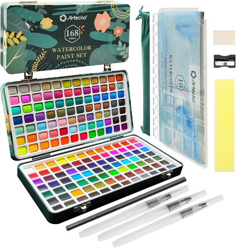 Aquarellfarben set 168 - aquarellfarben,