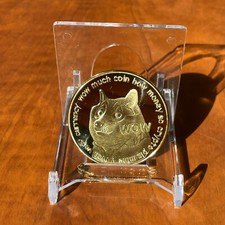 Dogecoin Münze gold Sammler