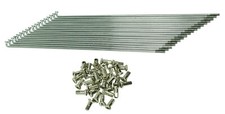 36x speichen nippel edelstahl - speichen,