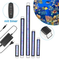 30-130cm LED RGB Aquarium Beleuchtung Lampe Vollspektrum Aufsetzleuchte Licht