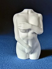 Vintage Sculptur weiblicher Akt Torso  sexy Kunst Erotik Frau Figur