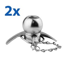 2 x Traktor Fangkugel mit Schale Set Kat 1 I Unterlenkerkugel Kugelfangschale