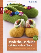 Kinderhausschuhe stricken und
